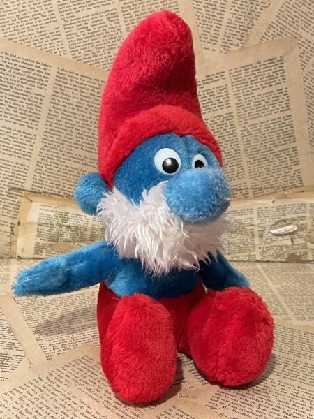 画像1: Papa Smurf/Plush Doll(80s/Wallace berrie) SM-263 (1)