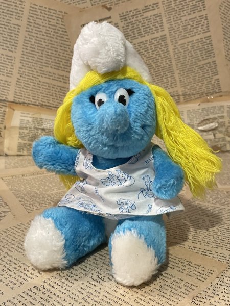 画像1: Smurfette/Plush Doll(80s/Wallace berrie) SM-264 (1)