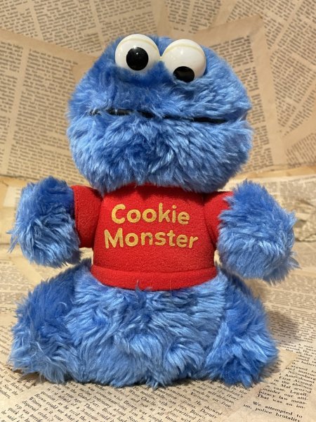 画像1: Sesame Street/Plush(Cookie Monster/80s/20cm) JH-150 (1)