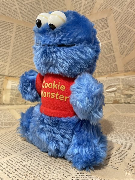 画像2: Sesame Street/Plush(Cookie Monster/80s/20cm) JH-150 (2)