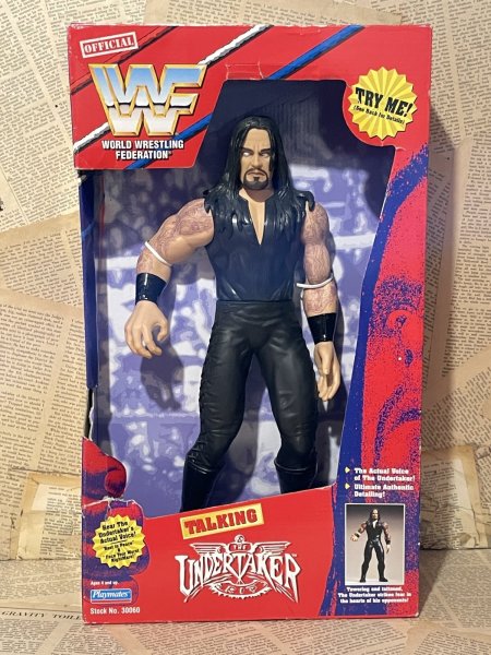 画像1: WWF/Talking The Undertaker Figure(90s/with box) WW-056 (1)