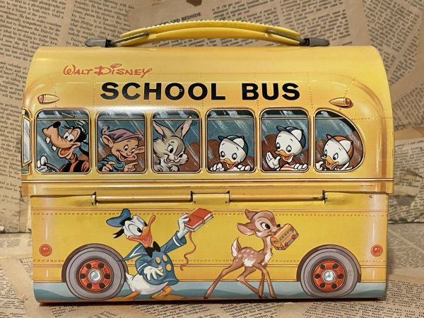 画像2: Walt Disney School Bus/Lunch Box(60s) DI-727 (2)