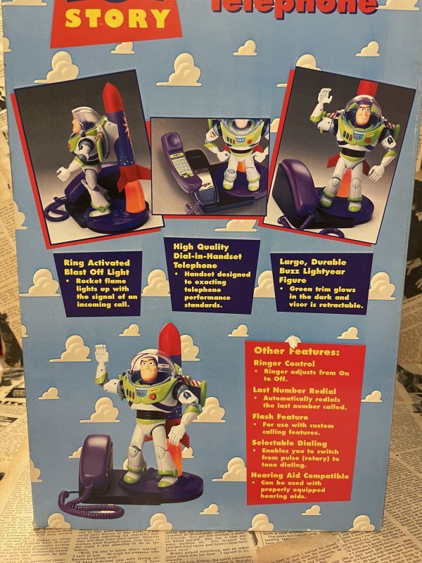 Toy Story/Buzz Lightyear Telephone(with box) - 2000toys高円寺店