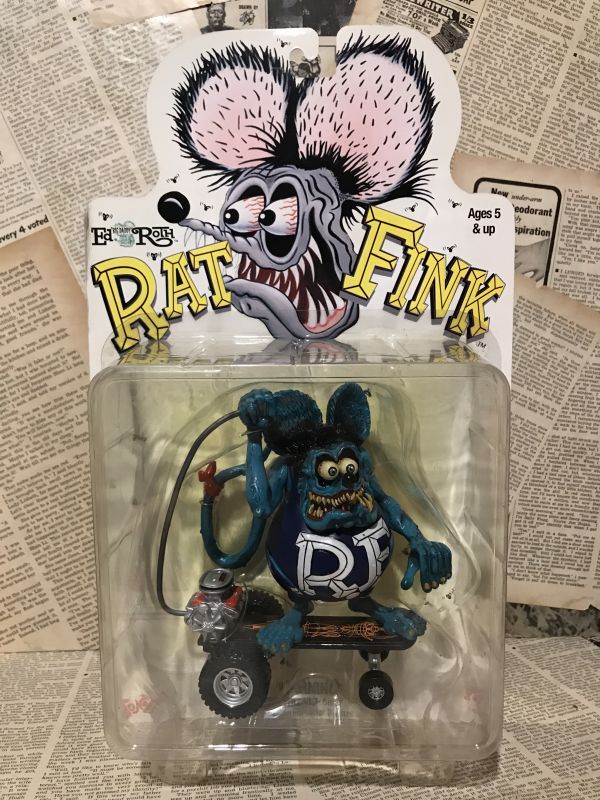 Rat Fink/Rat-a-Tude Figure(MOC/B) - 2000toys高円寺店