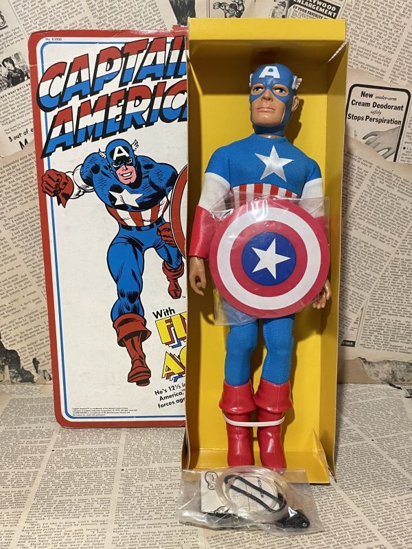 70´s メゴ マーベル キャプテン・アメリカ フィギュア MEGO MARVEL