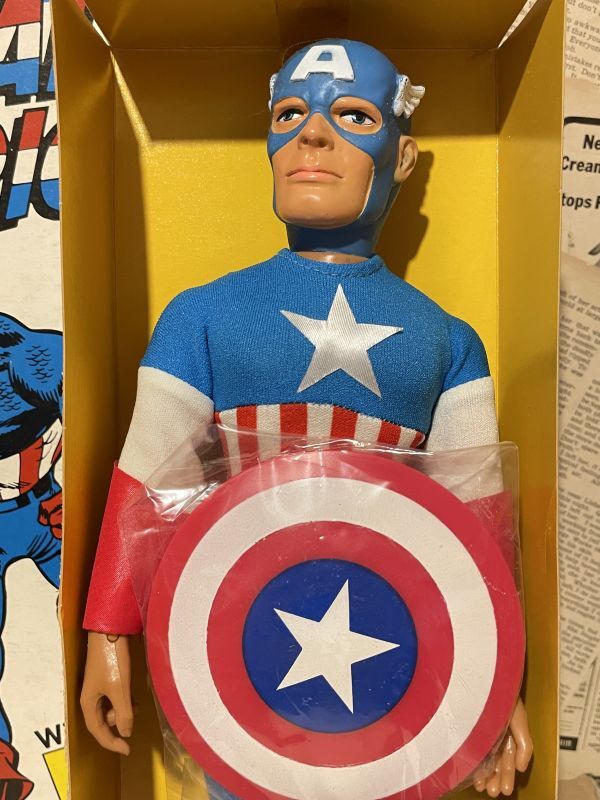 70´s メゴ マーベル キャプテン・アメリカ フィギュア MEGO MARVEL