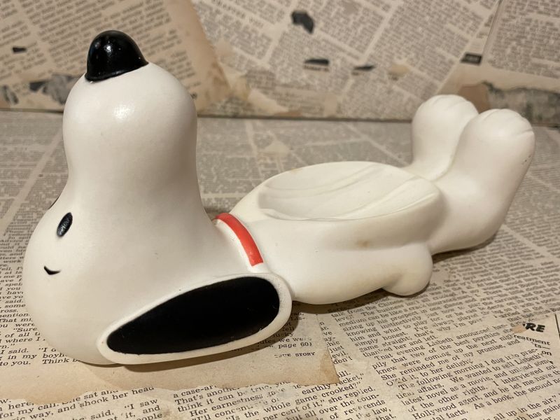 90s Willitts Designs Snoopy Ceramic Locomotive Bank