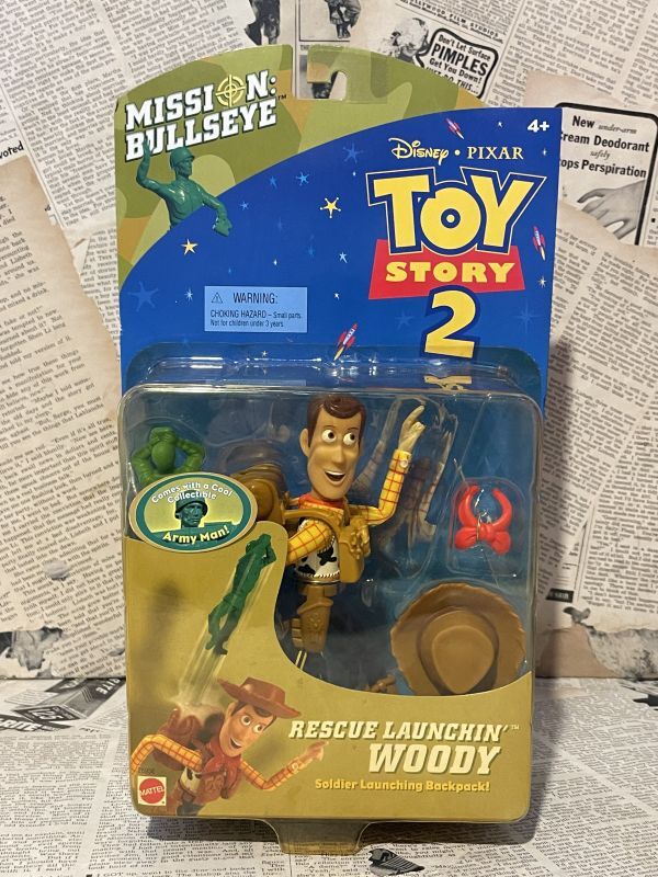 Toy Story 2 Action Figure Rescue Launchin Woody MOC DI 270
