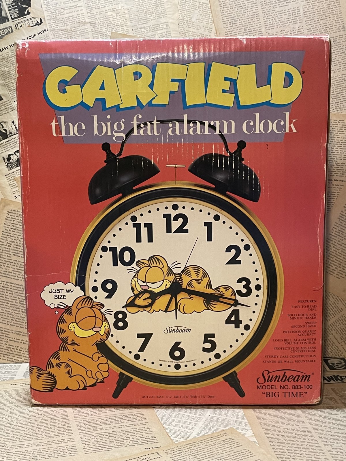 Garfield/The Big Fat Alarm Clock(80s) GF-059 - 2000toys高円寺店 Garfield/The Big Fat Alarm Clock(80s) GF-059 - 2000toys高円寺店
